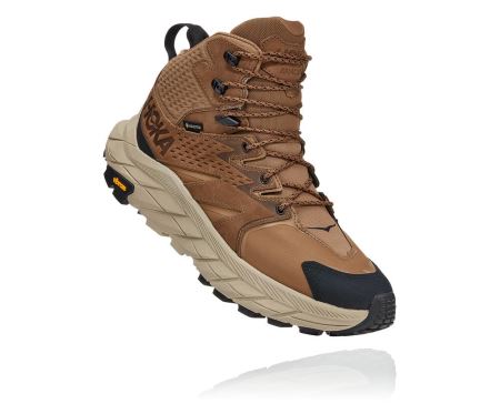 Hoka One One Anacapa Mid GORE-TEX - Bocanci Munte Barbati Negrii | RO-1qFBqYl